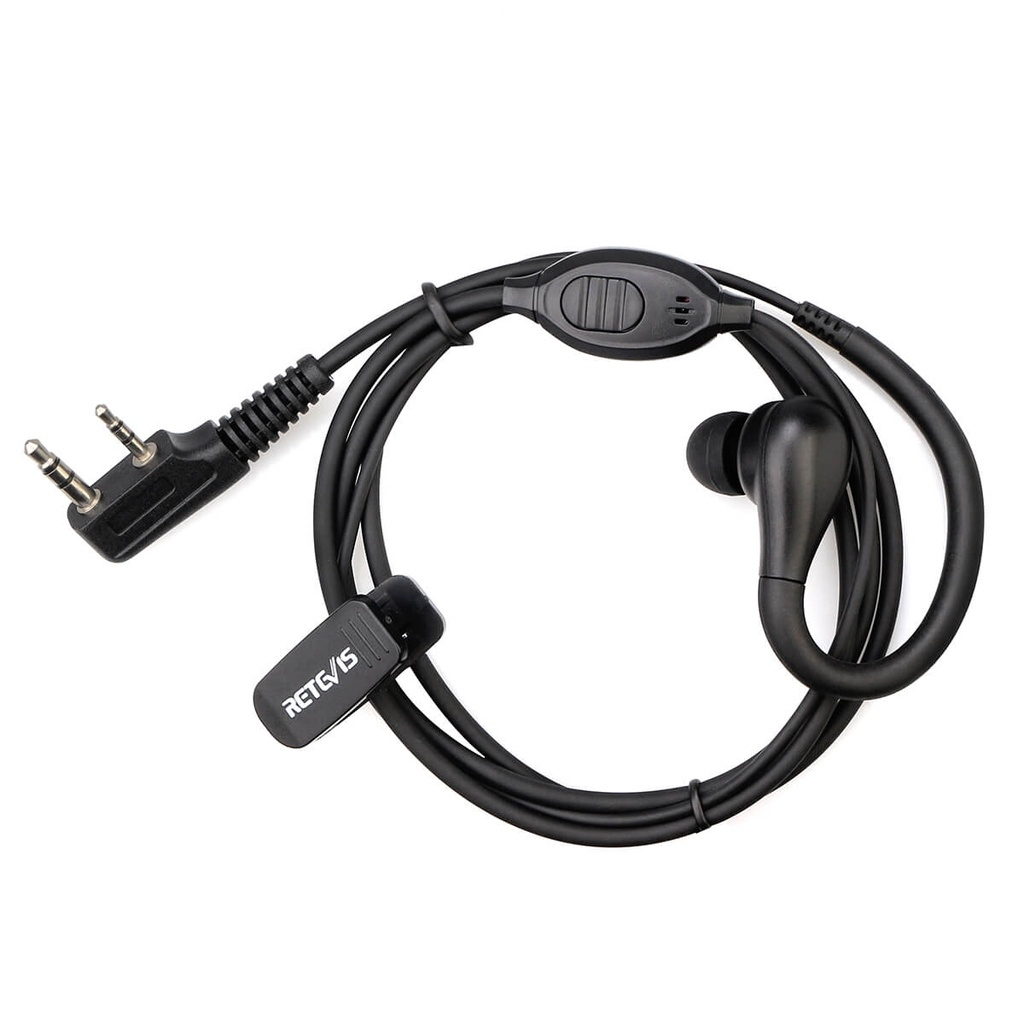 Retevis L51 พร้อม EEK007 2pin Earhook Earpiece