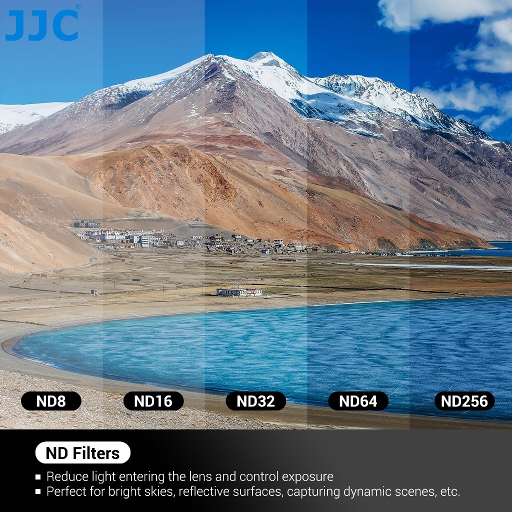 JJC ND/NDV/CPL/1/4 Black Mist Filter ชุดกรองหมอกสีดําสําหรับ DJI Osmo Pocket 3 กล้อง ฟิลเตอร์กระจายแสงสีดำความหนาแน่นเป็นกลางของแม่เหล็ก