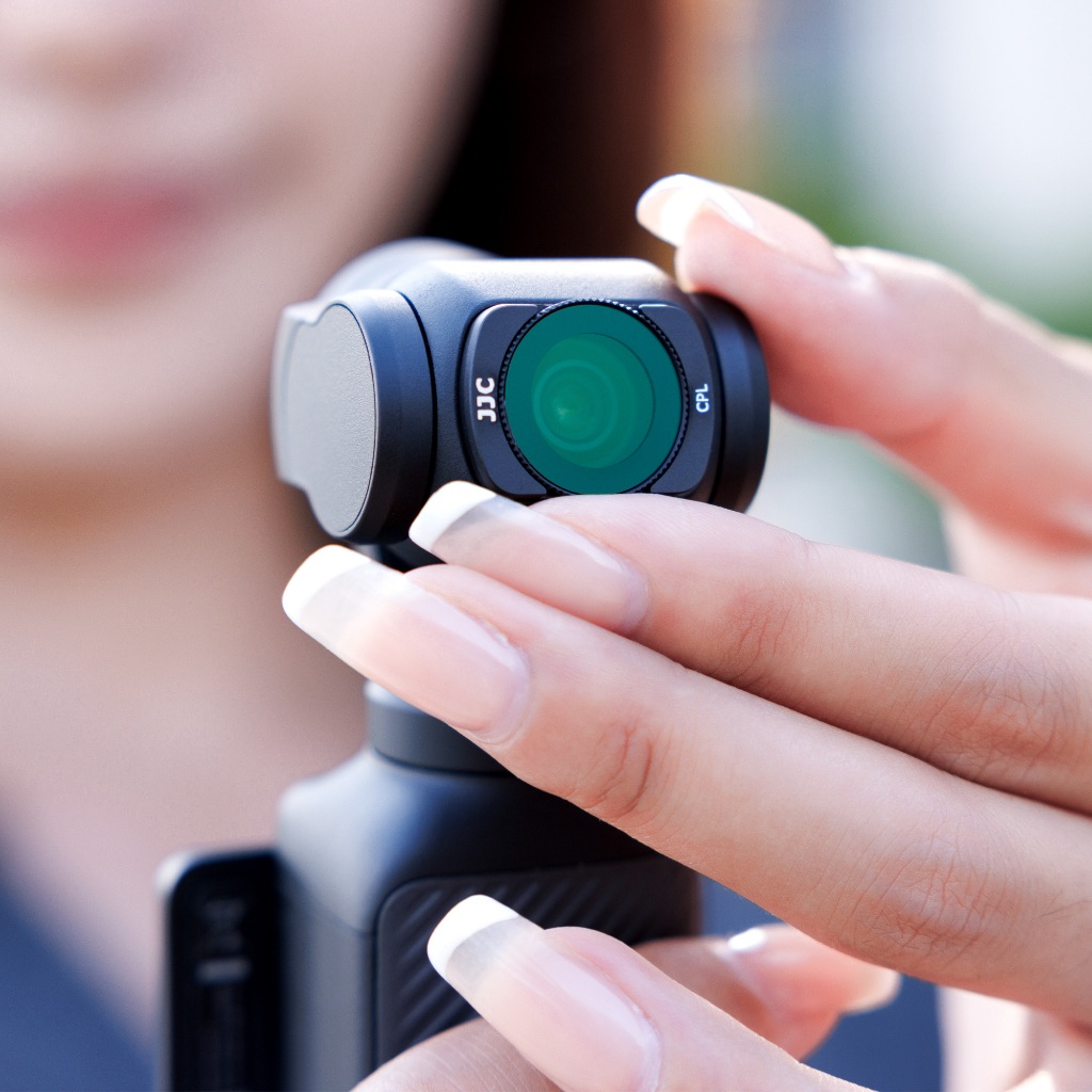JJC ND/NDV/CPL/1/4 Black Mist Filter ชุดกรองหมอกสีดําสําหรับ DJI Osmo Pocket 3 กล้อง ฟิลเตอร์กระจายแสงสีดำความหนาแน่นเป็นกลางของแม่เหล็ก