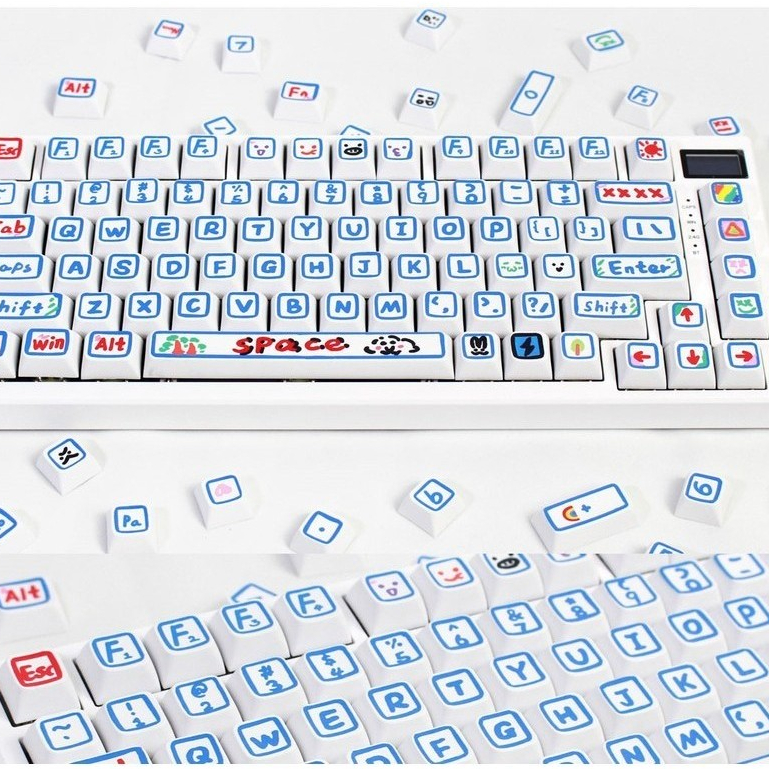 Rk Royal Kludge XDA-125 136 คีย์บอร์ดปุ่มกด คีย์บอร์ด Rk ทั้งหมด