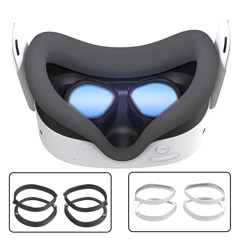 Light กรอบกันชนสําหรับ Meta quest 3S VR ชุดหูฟังแว่นตาแม่เหล็กแว่นตาสําหรับ quest3S อุปกรณ์เสริม