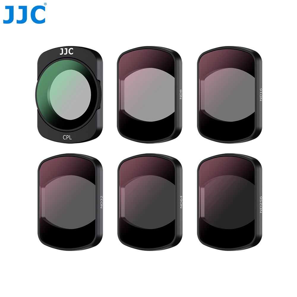 JJC Magnetic ND /NDV/CPL/ 1/4 Black Mist Filter ชุดกรองแม่เหล็ก สําหรับ DJI Osmo Pocket 3 กล้อง แม่เหล็ก ฟิลเตอร์กระจายสีดำความหนาแน่นเป็นกลางเพื่อลดแสงสะท้อนช่วยเพิ่มความอิ่มตัวของสี