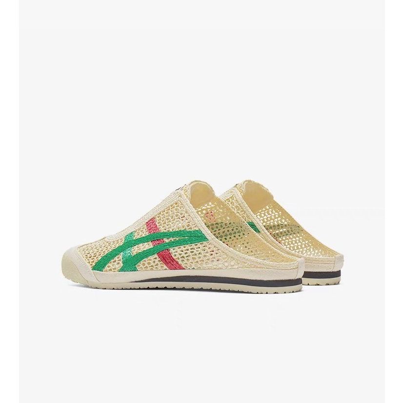 Onitsuka Mexico 66 SABOT ฤดูใบไม้ผลิฤดูร้อนรองเท้าแตะรองเท้าแตะผู้ชายผู้หญิง 1183C123-103