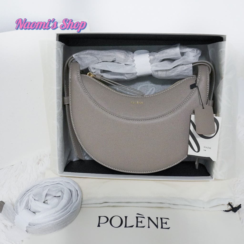 [พร้อมกล่องต้นฉบับ + ถุงเก็บฝุ่น] Nu * mero Dix Sling Bag Number Ten Halfmoon Bag หนังแท้ French Niche Shoulder Womens Bag Saddle Bag