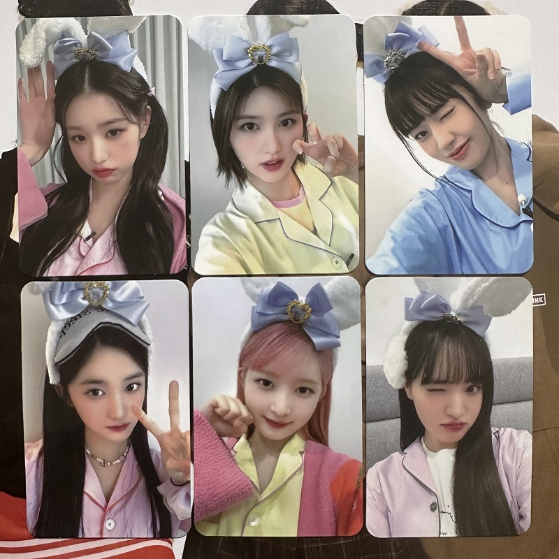 IVE photocard การ์ดอัลบั้มอย่างเป็นทางการ Wonyoung photocard Yujin Gaeul LIZ Rei Leeseo การ์ดหูกระต่าย