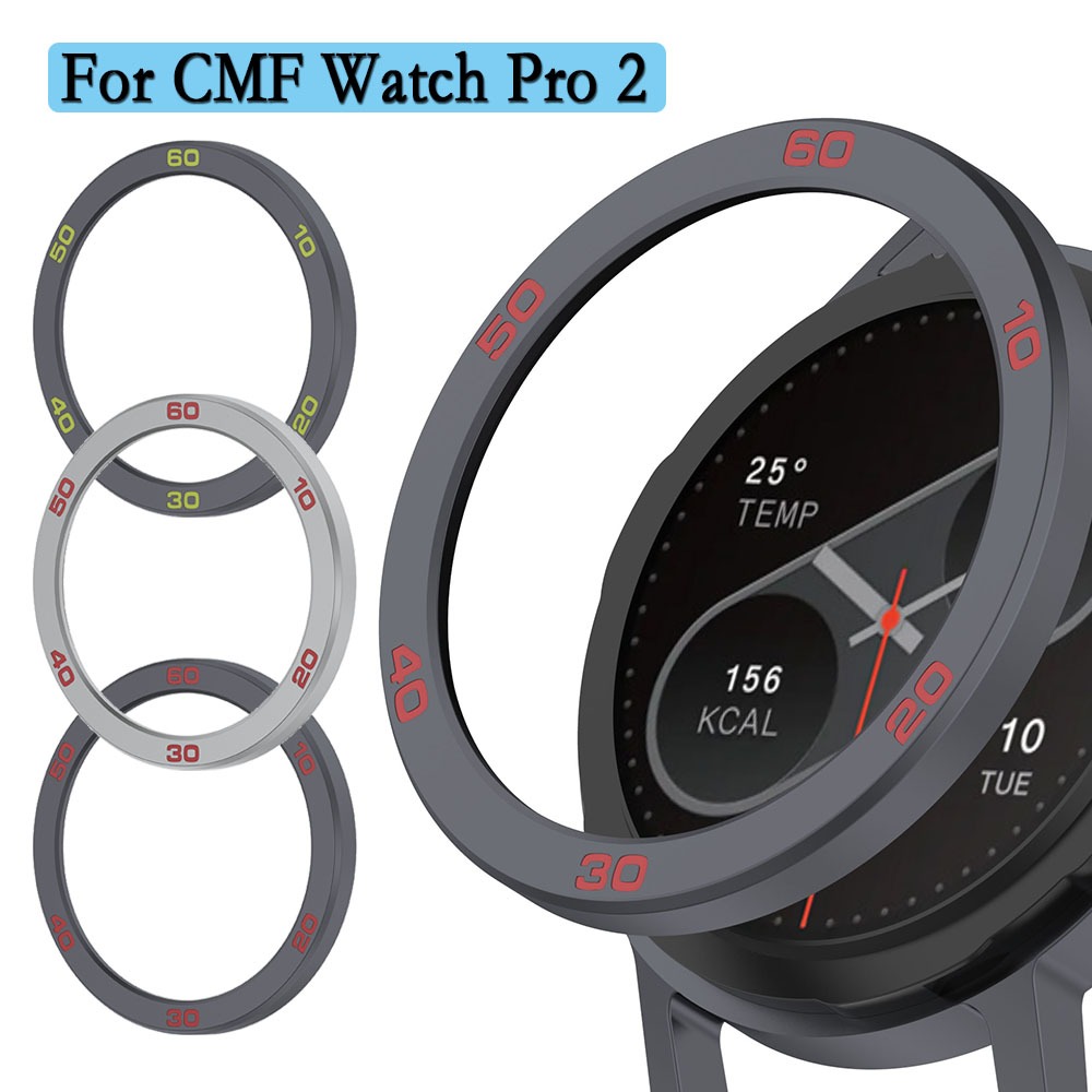 สําหรับ CMF นาฬิกา Pro 2 โลหะ Bezel แหวนสแตนเลสป้องกันนาฬิกาแหวนพื้นผิวอุปกรณ์ตกแต่ง