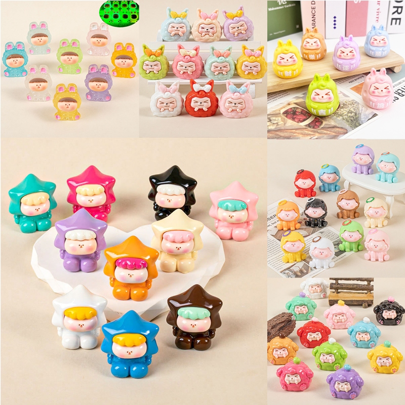 น่ารัก Jelly Luminous Lilith diy เครื่องประดับอุปกรณ์เสริม Creative Desktop ตกแต่ง Handmade พวงกุญแจจี้