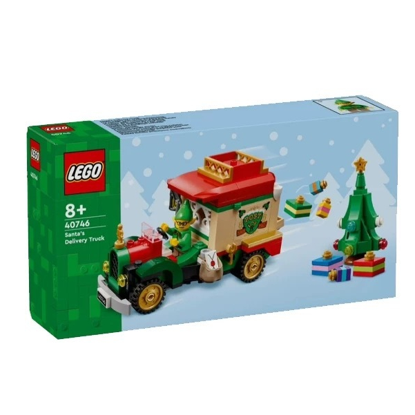 [เลโก้] 40746 วันหยุดจํากัดชุดรถบรรทุกขนส่งซานต้าเลโก้ออกจากพิมพ์หน่วยการสร้างประกอบของเล่นของขวัญคร