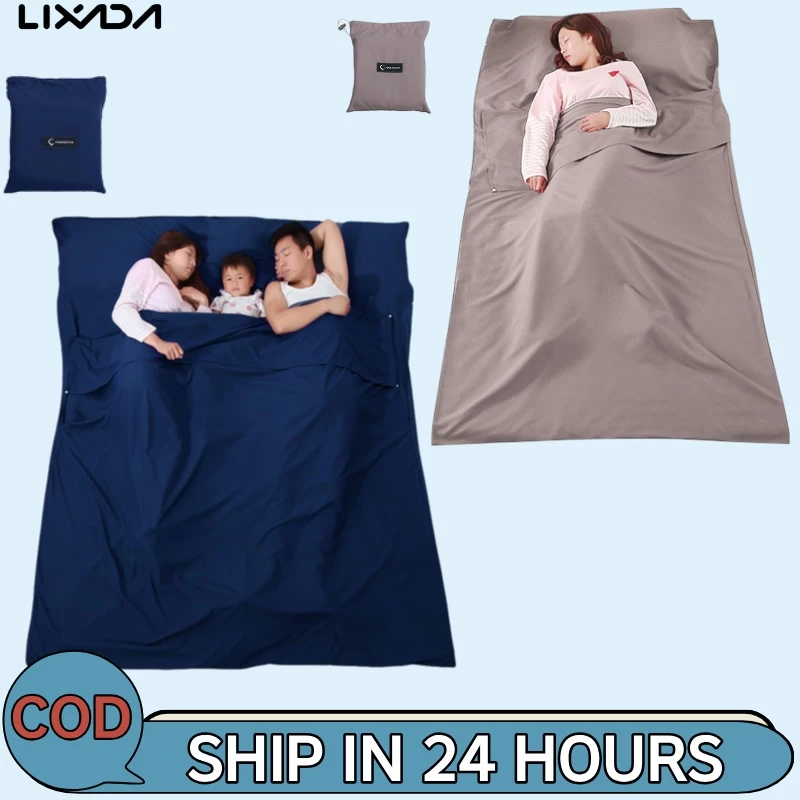 [LIXADA Mall] ถุงนอนน้ําหนักเบา Liner ถุงนอน Outdoor Camping Hotel Travel Sheet