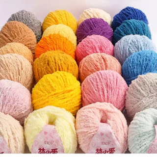 DUWEN ไหมขนแกะ ขนสั้น 50 กรัม ไหมพรม 3ply