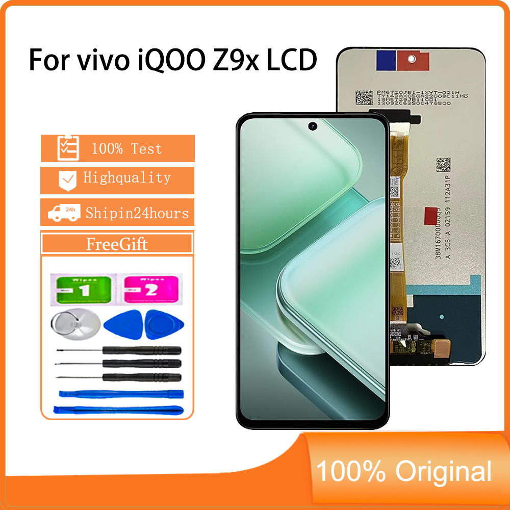 ต้นฉบับ vivo iQOO Z9x จอแสดงผล LCD หน้าจอสัมผัสเปลี่ยน