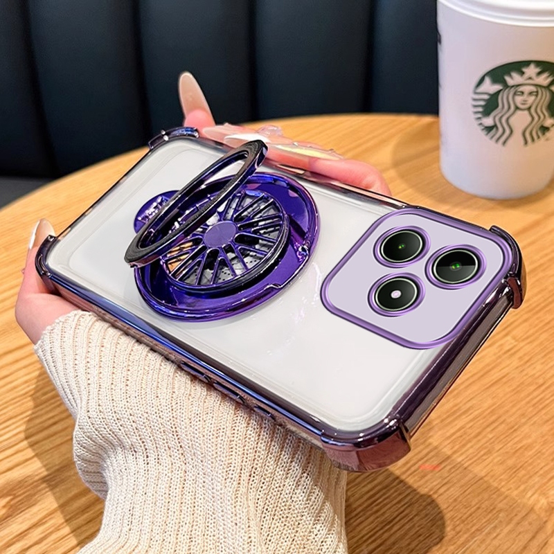 FOR เคส Case สำหรับ realme C53 5g 2023 realme C51 realme Note 50 5g 2023 โทรศัพท์ปลอก softcase ซิลิโคนกันกระแทกปกการออกแบบใหม่ที่ชัดเจนกับผู้ถือสร้างสรรค์ Gyroscope ความงาม SJTLZJ01