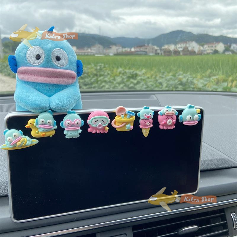 ตุ๊กตา Hangyodon โรคกลัวสังคม ปลาน่าเกลียด ตุ๊กตาของเล่น ซานริโอ เรซิ่น ตกแต่งรถยนต์ ตกแต่งโต๊ะ ของขวัญสำหรับเด็ก Sanrio Plush Doll