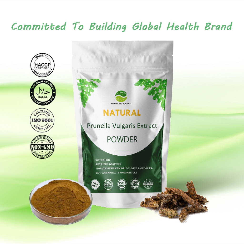 ธรรมชาติ Prunella Vulgaris Extract Powder/สุขภาพมดลูก/บรรเทาอาการปวดเจ็บคอ/บรรเทาอาการปวดต่างๆฉบับสุ