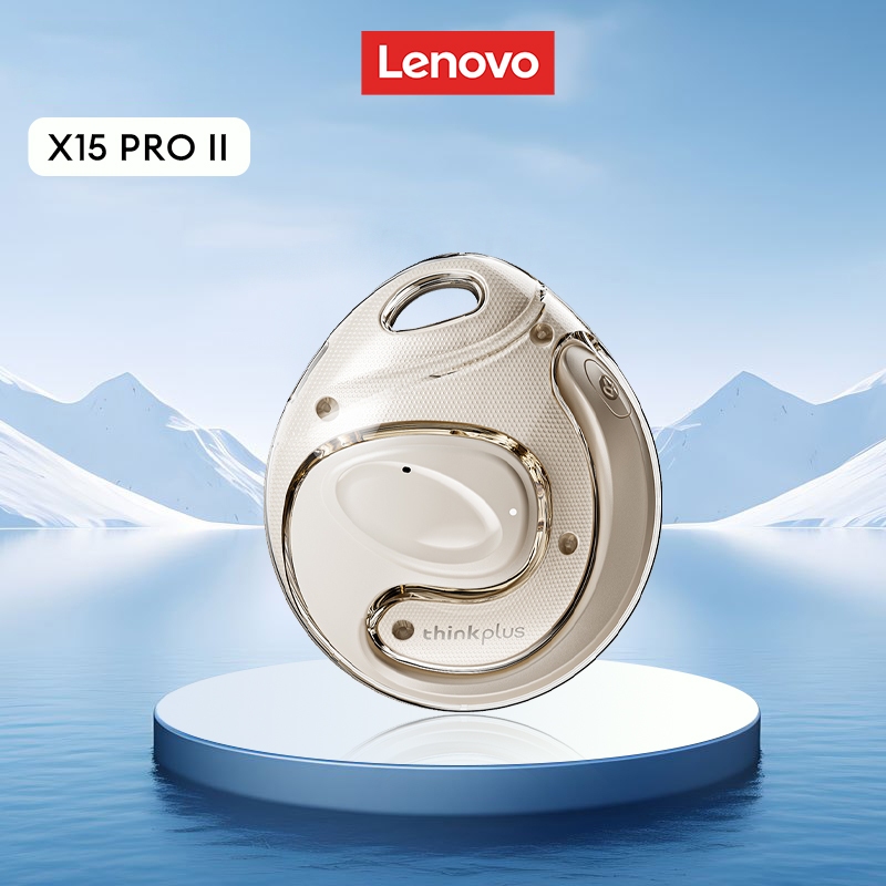 Lenovo X15 Pro II หูฟังไร้สายบลูทูธ HD เสียงรอบทิศทางลดเสียงรบกวนอัจฉริยะอายุการใช้งานแบตเตอรี่ที่แข็งแกร่ง