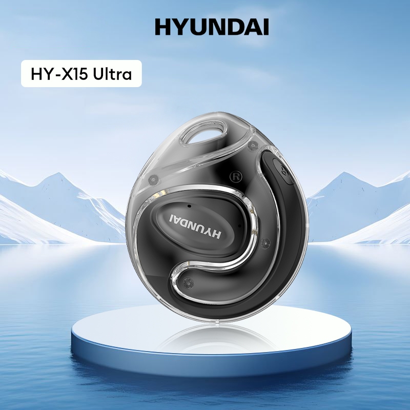 Hyundai HY-X15Ultra หูฟังไร้สายบลูทูธคุณภาพเสียง HD ลดเสียงรบกวนอัจฉริยะเข้ากันได้กับ Latency ต่ํา