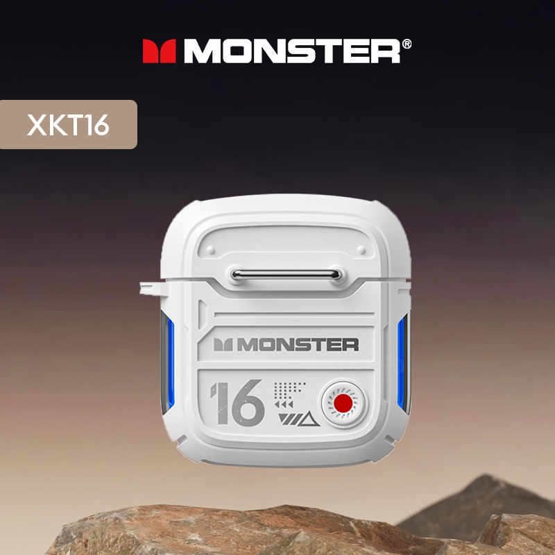 Monster XKT16 หูฟังเล่นเกมไร้สาย บลูทูธ 5.3 เสียง HiFi HD พร้อมไมโครโฟน