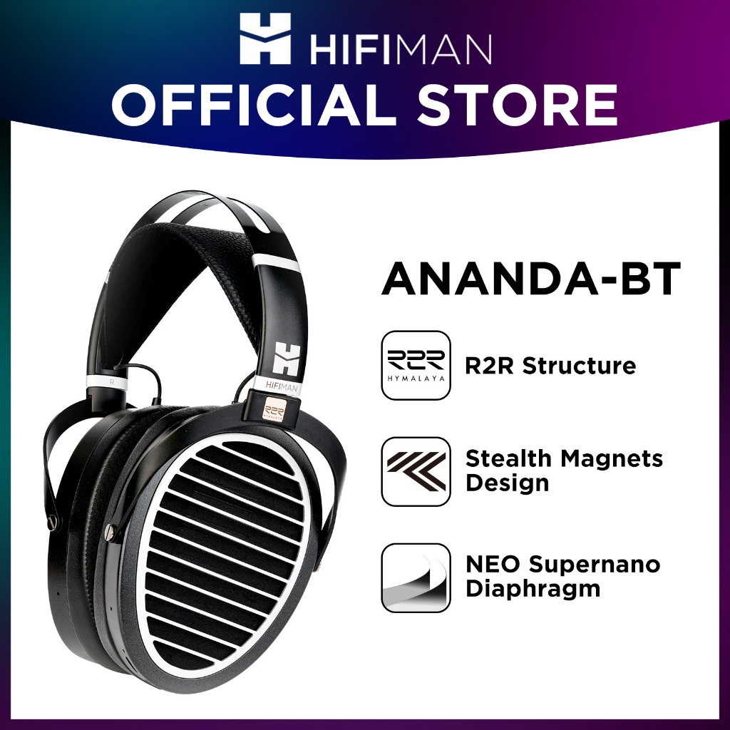 Hifiman ANANDA BT พร้อมเทคโนโลยี R2R DAC และหูฟังแม่เหล็ก Stealth Planar แม่เหล็ก