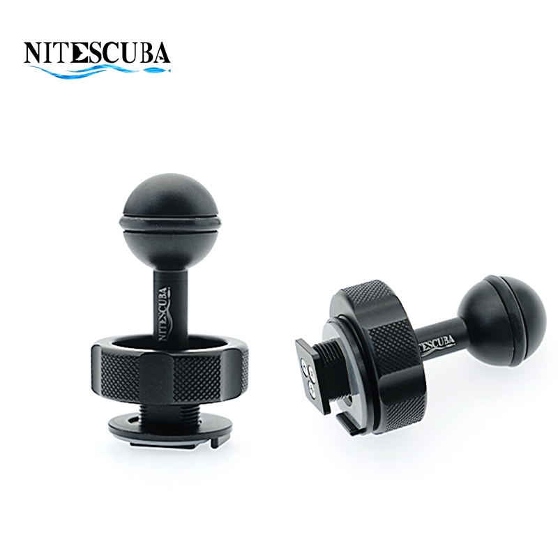 Cold Hot Shoe Adapter Ball Adaptor Mount Base Connector Gopro mount