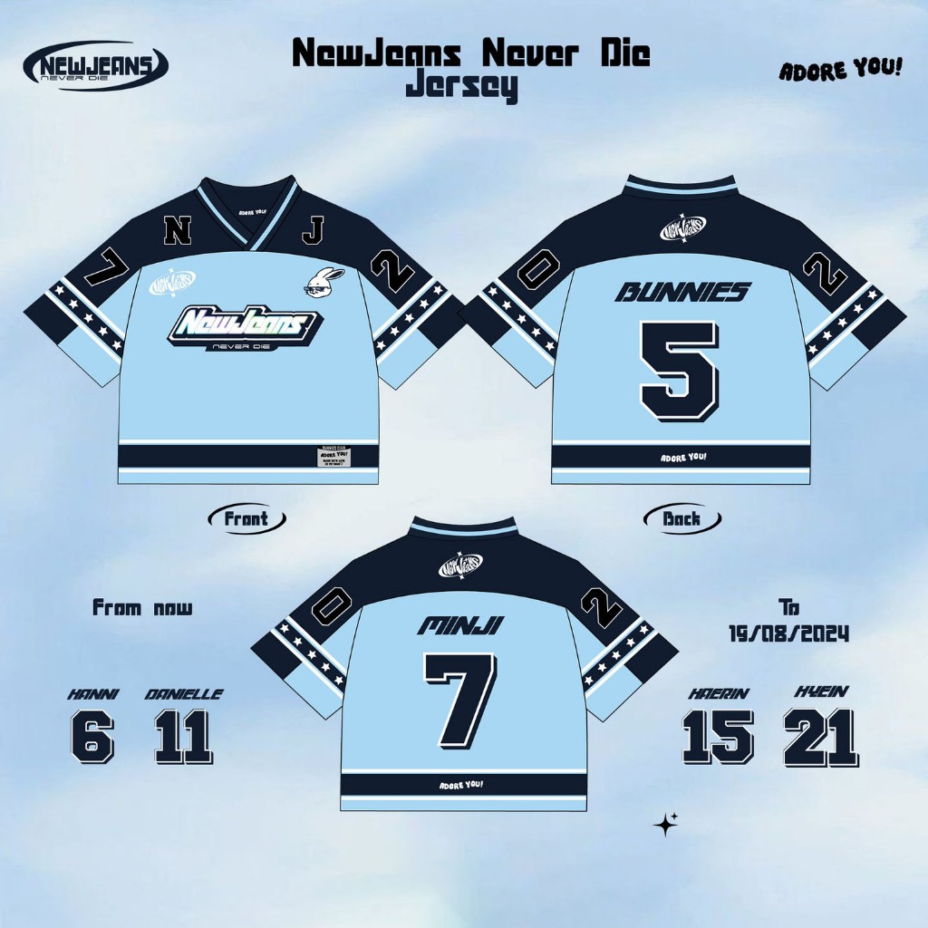 Newjeans Never Die Jersey ADORE