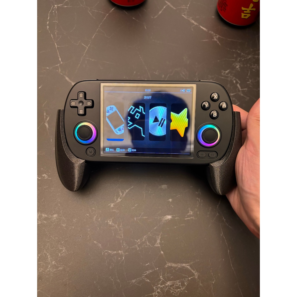 สําหรับ ANBERNIC RG40XX H Game Handheld Grip Enhanced Grip handle Ergonomics Grip