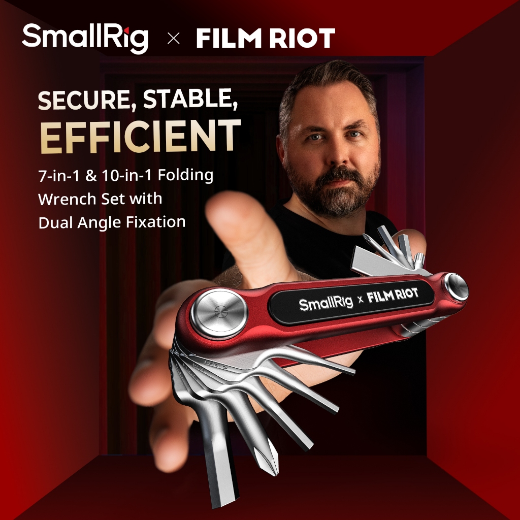 Smallrig x FILM RIOT 10-in-1/7-in-1 Detent Folding Multi-Tool Kit #4814 #4813 #4375 #4812 #4811 #4374
