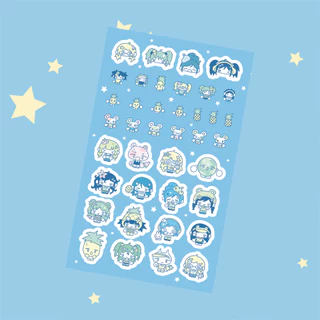 เกาหลีน่ารักฤดูร้อนย้อนยุคสาวตัวละครสติกเกอร์บัญชีมือเคสโทรศัพท์ ไอแพด โน๊ตบุ๊คไดอารี่วางแผนสมุดภาพ ทําเอง สติกเกอร์ตกแต่ง
