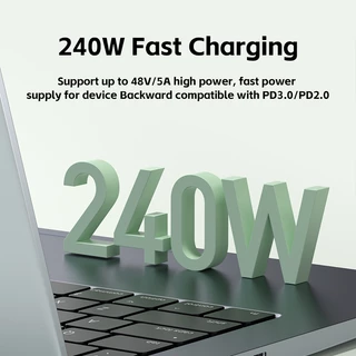 Hagibis USB 4 สายพวงกุญแจแบบพกพาสั้น USB C ถึง Type C สาย 240W 40Gbps สําหรับ Thunderbolt 3/4 iPhone 16 Pro SSD Power Bank