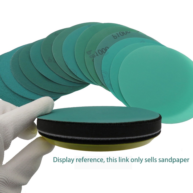 (1 ชิ้น) กระดาษขัด 5 นิ้วกระดาษทรายโพลีเอสเตอร์ฟิล์ม 40 #-2000 # - รูปที่ 3