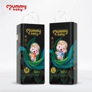 【MUMMY BABY】 Pull up pants/tape diapers 50 pieces baby diapers full size tape diapers high quality all sizes