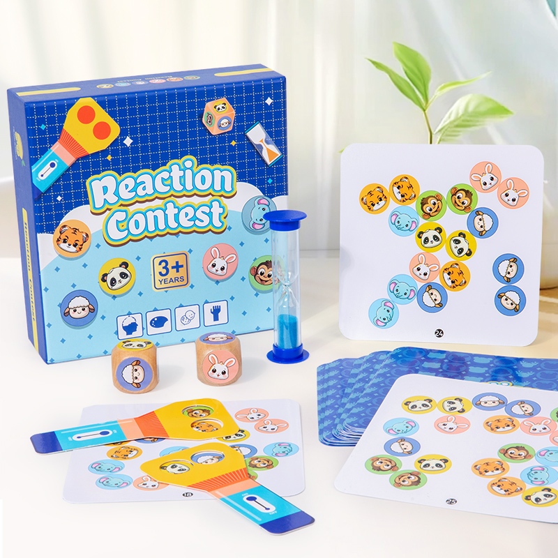 ของเล่นมอนเตสซอรี่ ปฏิกิริยาต่อเด็กฝึกการคิดเชิงตรรกะ เกมประสานมือตา เกมออกกําลังกายสะท้อน