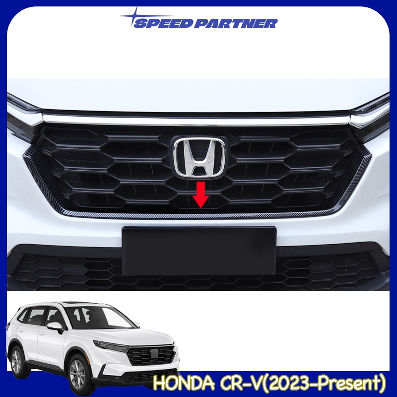 Honda CR-V ครอบกระจกมองหลังคาร์บอนไฟเบอร์/สีดำเงา ขอบกระจังหน้า ขอบประตู อุปกรณ์ตกแต่งภายนอกสำหรับ CRV G6 (2023-2024) - รูปที่ 2