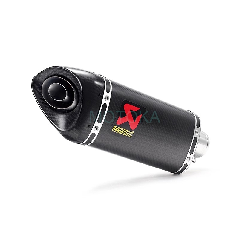 รถจักรยานยนต์ดัดแปลง Kawasaki Ninja ZX10R ZX6R Z250 Z400 Universal ไอเสีย Inlet 51 มม.คาร์บอนไฟเบอร์