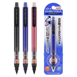 1 ชิ้น Uni Mechanical ดินสอ Kurutoga ท่อสไลด์รุ่น 0.5 มม.M5-452 ดินสอเคลื่อนย้ายได้เขียนเรียบนักเรีย