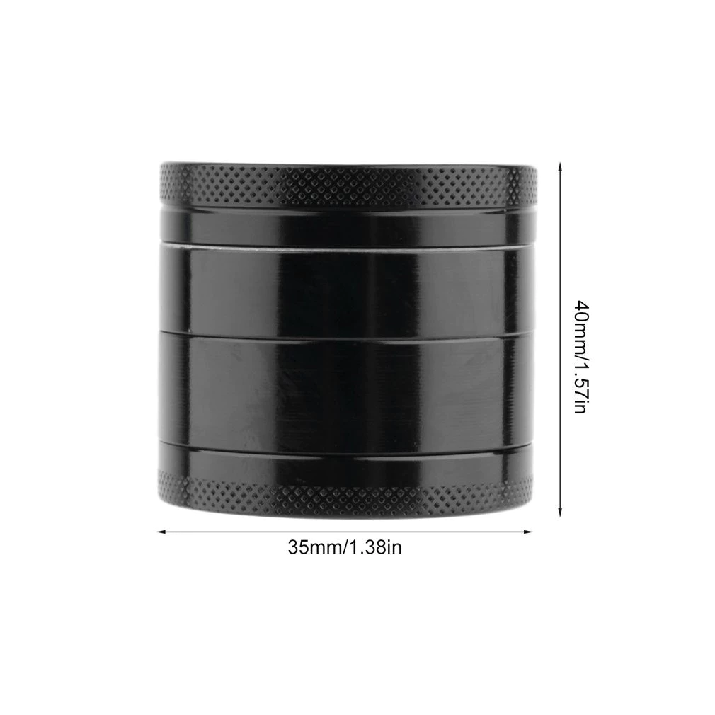 40/50 มม. ธรรมดาสไตล์เฮิร์บ grinder แบบพกพาขนาดเล็ก 4 ชั้นวัสดุโลหะผสมสังกะสีบด thumbnail 6