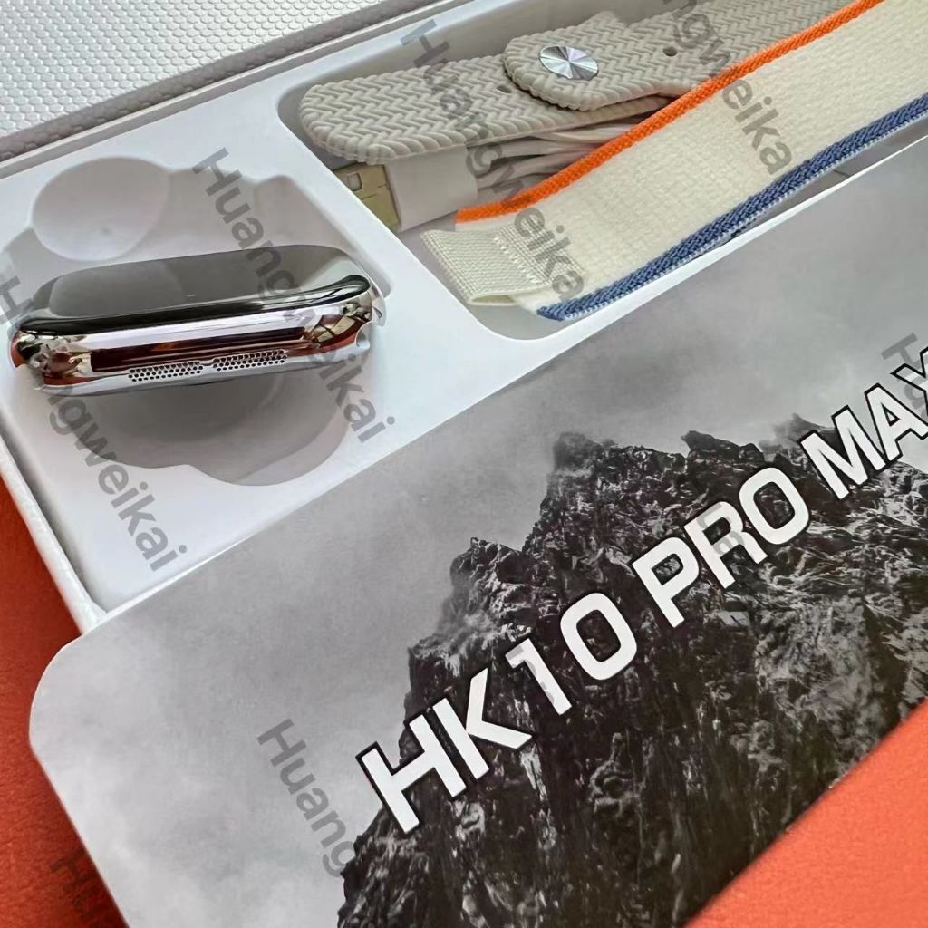 Hongkong รุ่น 4GB HK10 Pro Max (2025 ) หน้าจอ AMOLED watch10 S10 series10 สมาร์ทวอทช์สําหรับผู้ชายผู