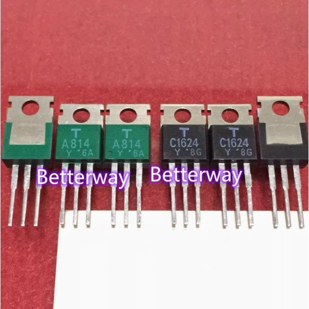 1 คู่ 2SA814/2SC1624/A814/C1624(1pc 2SA814+1pc 2SC1624) ใหม่เดิม