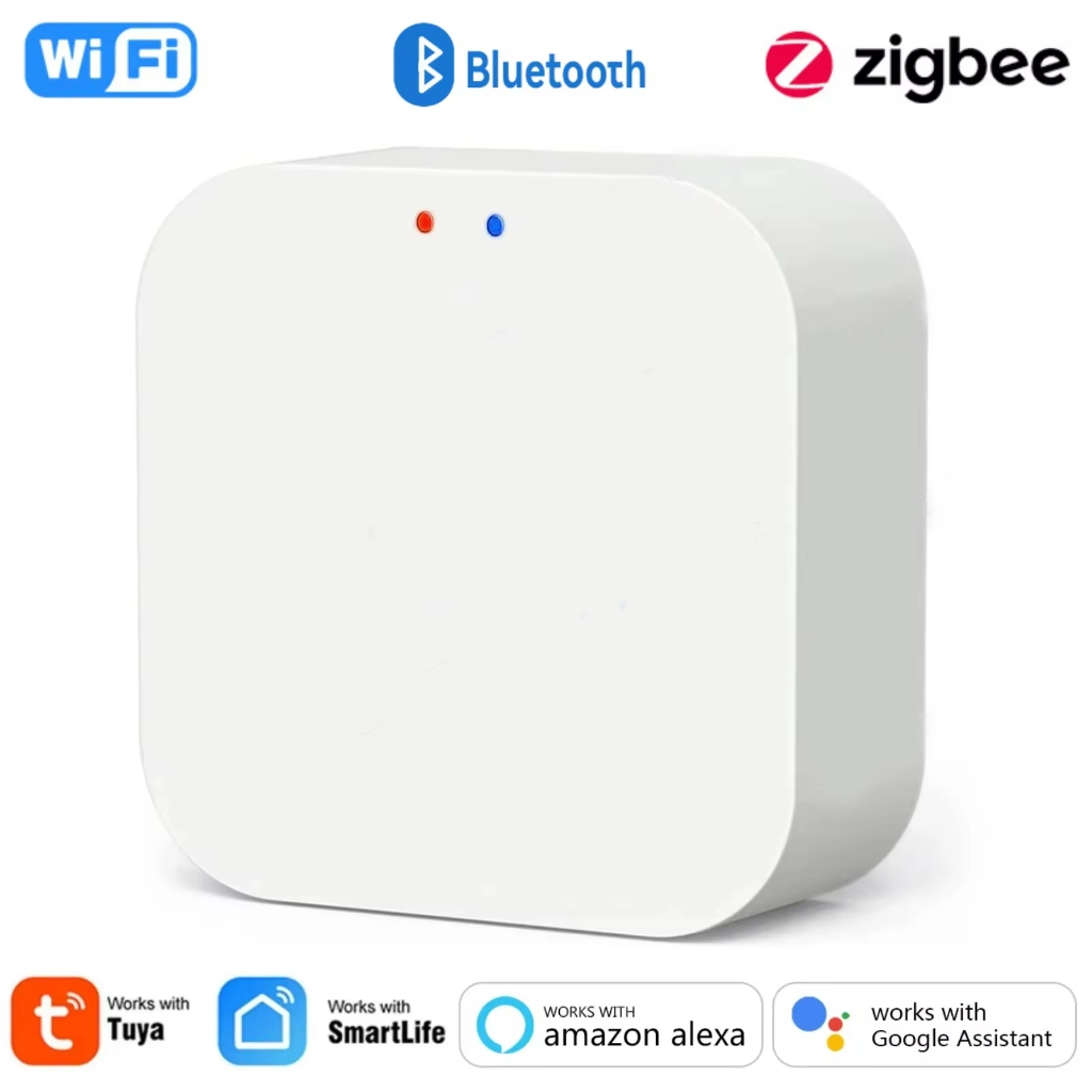 Tuya Smart Life Multi-mode Gateway Smart Home Automation Hub ZigBee WiFi Bridge ควบคุมเสียงบลูทูธสําหรับ Alexa Google