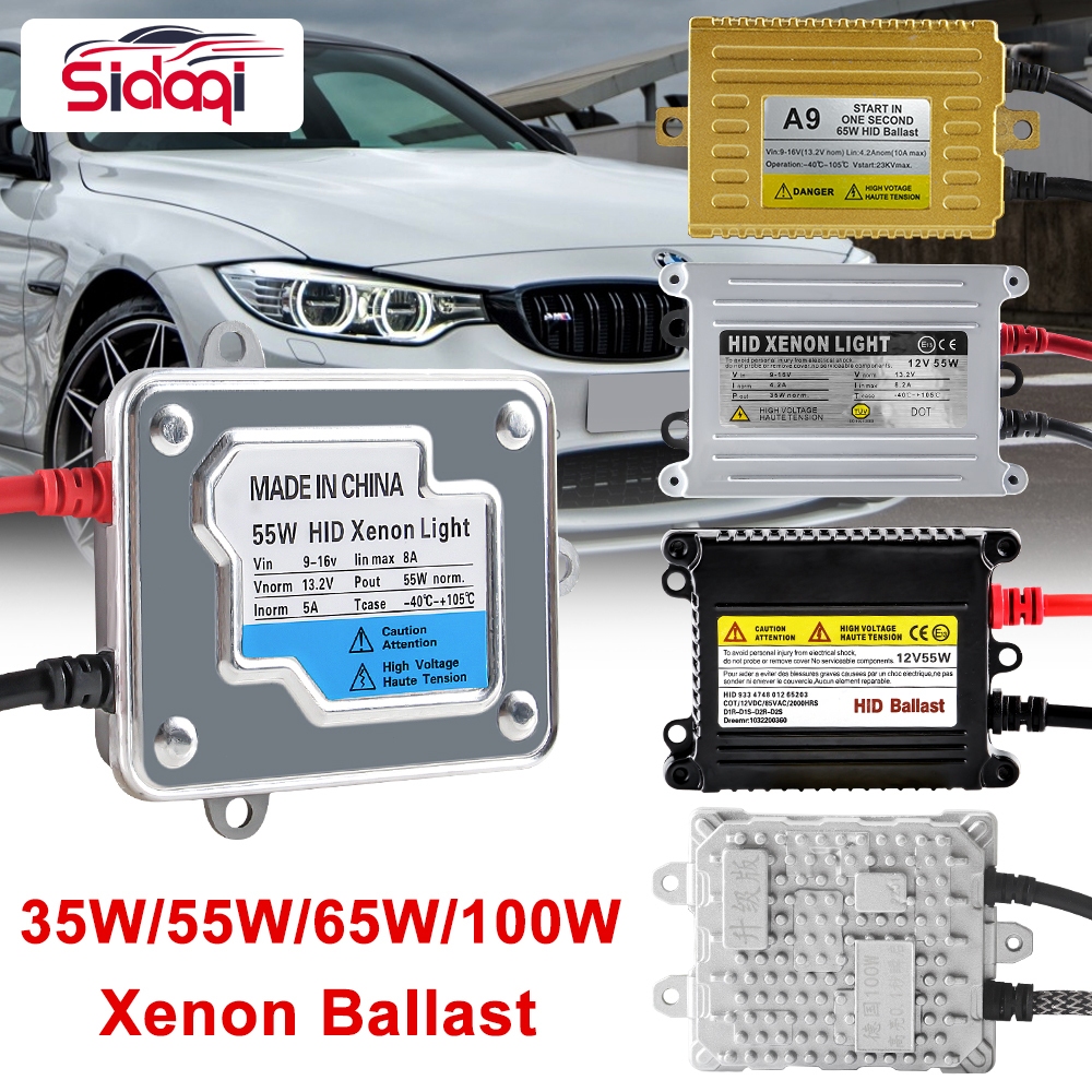 1 ชิ้น บัลลาสต์ซีนอน HID DC 65W 35W 55W แบบเปลี่ยน สําหรับบัลลาสต์ HID AC 100W กล่องแปลงไฟ Xenon Ballast Conversion Replacement 12V