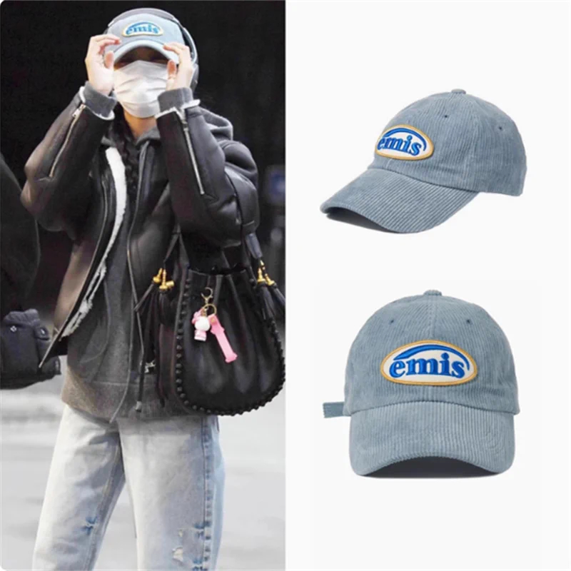 ส่งจากไทย หมวกเบสบอล หมวกกีฬาสี แก๊ป ปักEmisสีซีด cap สไตล์วินเทจใ มีปีก ปรับขนาดได้ มี 7 สี