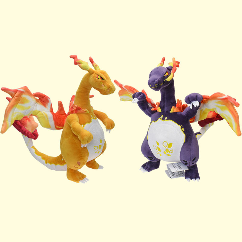38 ซม.Pokemon Plush Charizard ตุ๊กตาสัตว์น่ารักตุ๊กตาของเล่น Kawaii เด็กตุ๊กตาของขวัญสําหรับคริสต์มาส