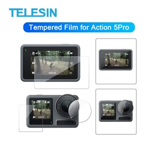 Telesin ฟิล์มกันรอยหน้าจอกระจกนิรภัยป้องกันสําหรับกล้อง DJI …