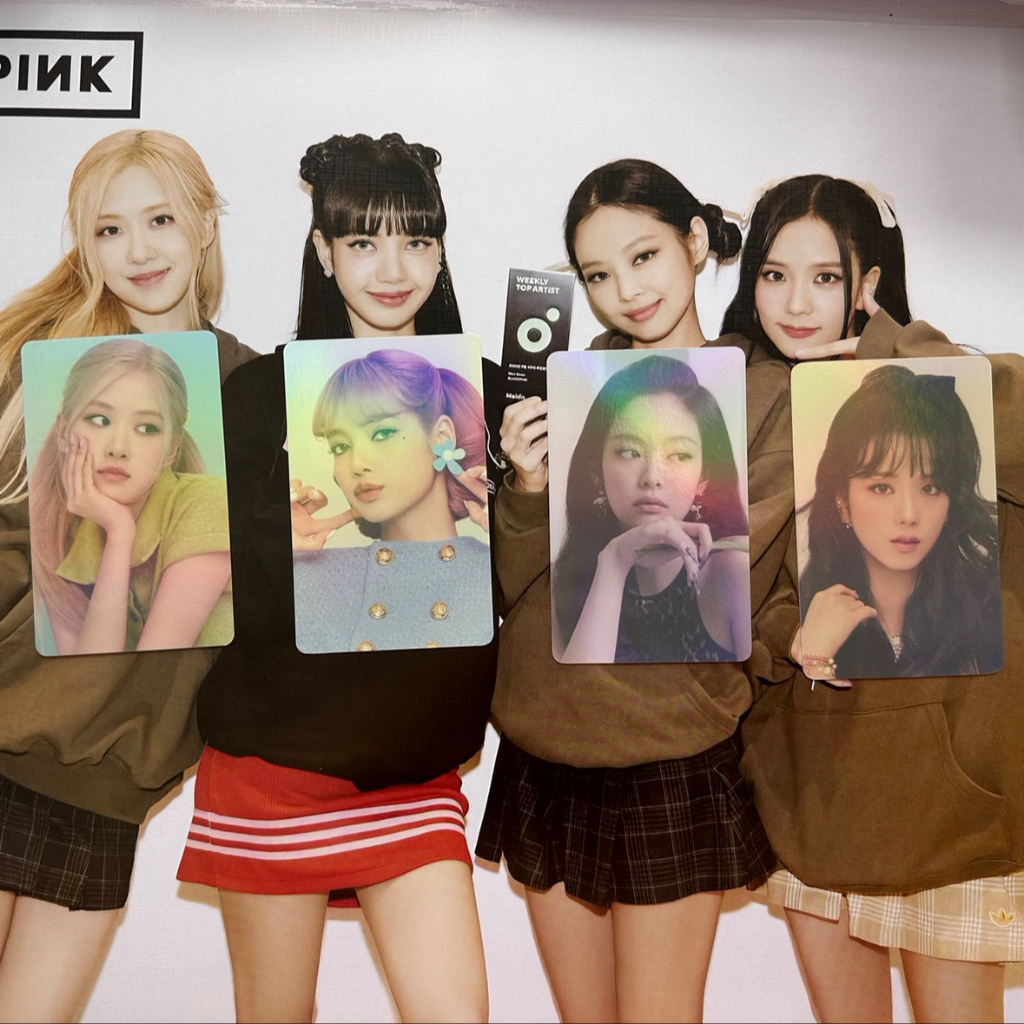 Blackpink photocard อย่างเป็นทางการ,rose jisoo jennie lisa อัลบั้ม photocard kpop