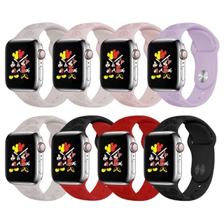 3d Imprint สายซิลิโคน + กรณีสําหรับ Apple Watch สาย Series11,10 9 8 7 6 5 4 3 2 1,SE,Ultra Shell ขนาด 41 มม.45 มม.40 มม.44 มม.46 มม.42 มม.44 มม.i สายนาฬิกาและ i สายนาฬิกา i สายนาฬิกาและ i สายนาฬิกา