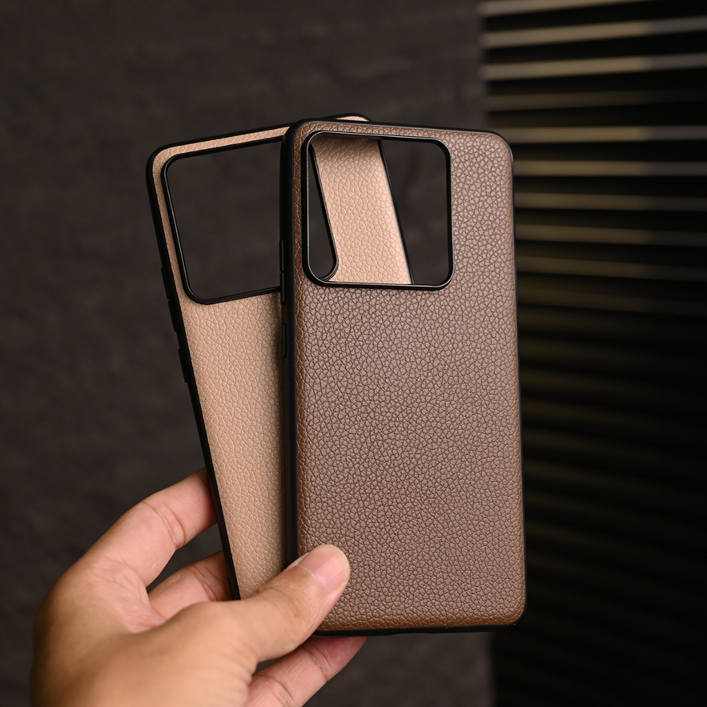 สําหรับ Xiaomi 14T Pro Casing Lychee Leather Hard Phone Case Cover