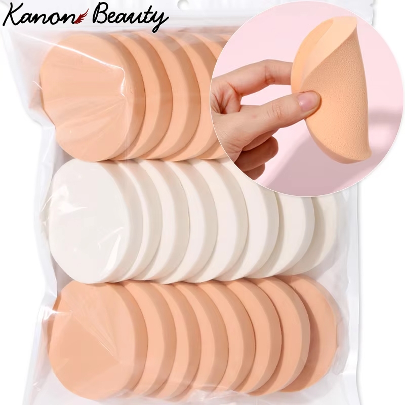 10/20/50ชิ้นใบหน้านุ่มแต่งหน้ามูลนิธิเครื่องปั่นใบหน้าฟองน้ําเรียบแป้งพัฟเครื่องสําอางฟองน้ําความงามแต่งหน้าเครื่องมืออุปกรณ์