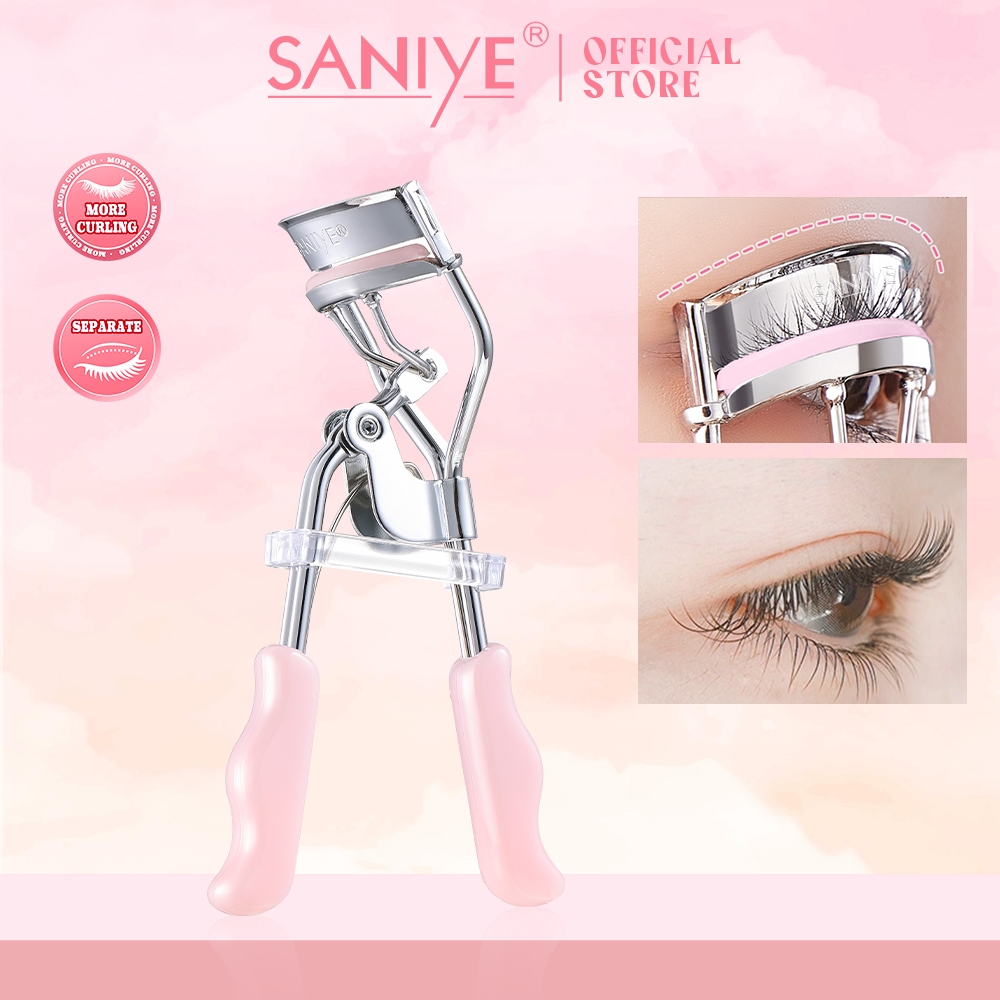 Saniye Eyelash Curler ธรรมชาติ Warping Eyelash ดัดเครื่องมือแต่งหน้าสําหรับผู้หญิง B1177