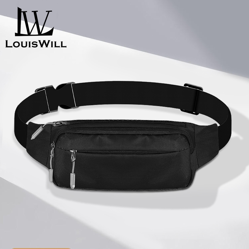 หลุยส์วิลล์ ผู้ชายผู้หญิงแฟชั่นกระเป๋าออกกําลังกาย ค โรสบอดี กระเป๋ากีฬาระบายอากาศกันน้ําความจุขนาดใหญ่น้ําหนักเบา ถนน สบาย ๆ เอวกระเป๋าปิดกระชับกระเป๋าเดินท