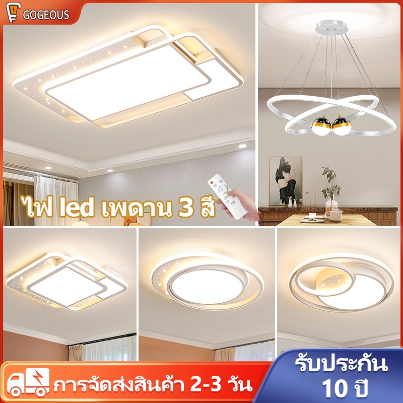 โคมไฟเพดาน LED โมเดิร์น 6000K ฟลัชเมาท์ ไฟเพดาน ไฟ led เพดาน โคมไฟระย้า โคมไฟเพดานโมเดิร์นสําหรับห้องนั่งเล่นห้องนอนทางเดินทางเดินห้องโถงโคมไฟเพดานในร่ม