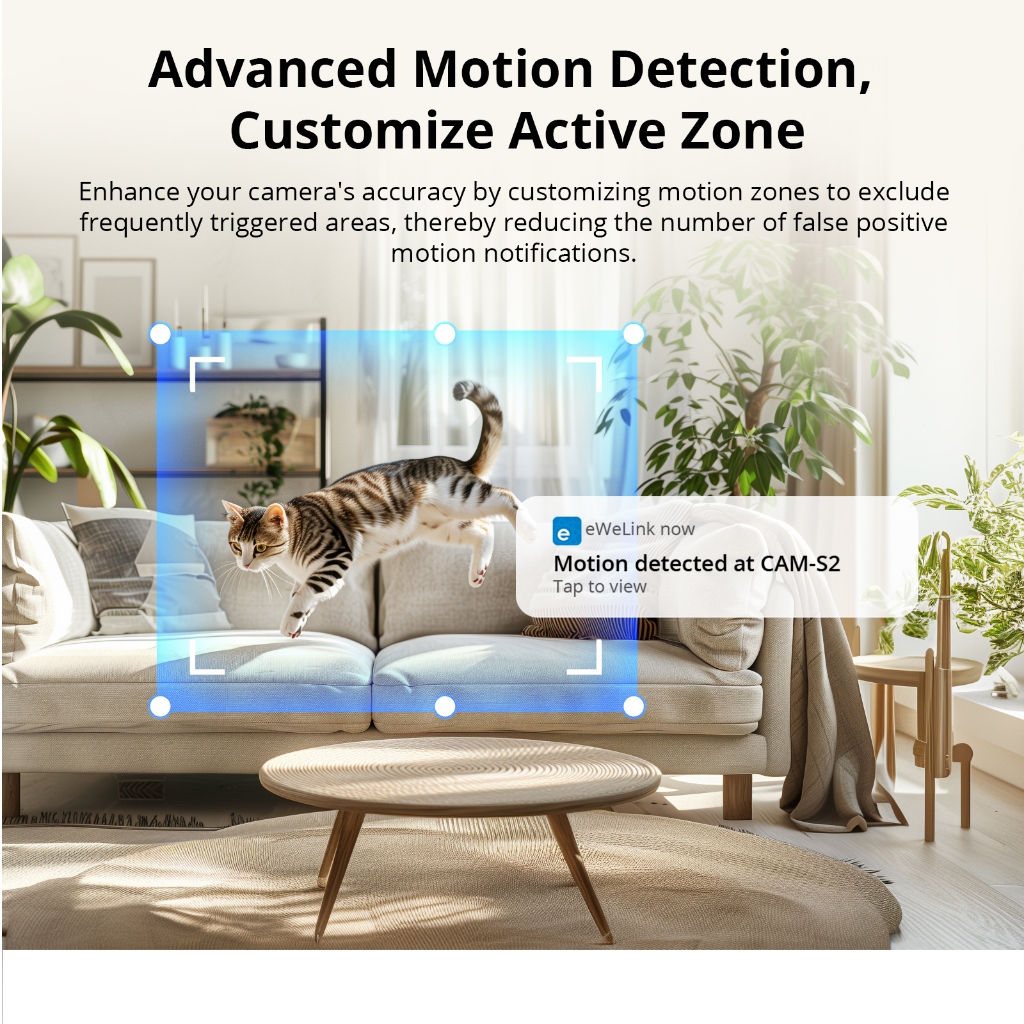 Sonoff CAM Slim Gen2 กล้องรักษาความปลอดภัยบ้านอัจฉริยะ 1080HD กล้องตรวจจับมนุษย์ Hibernation การควบคุมเสียงสองทางผ่าน Google Alexa